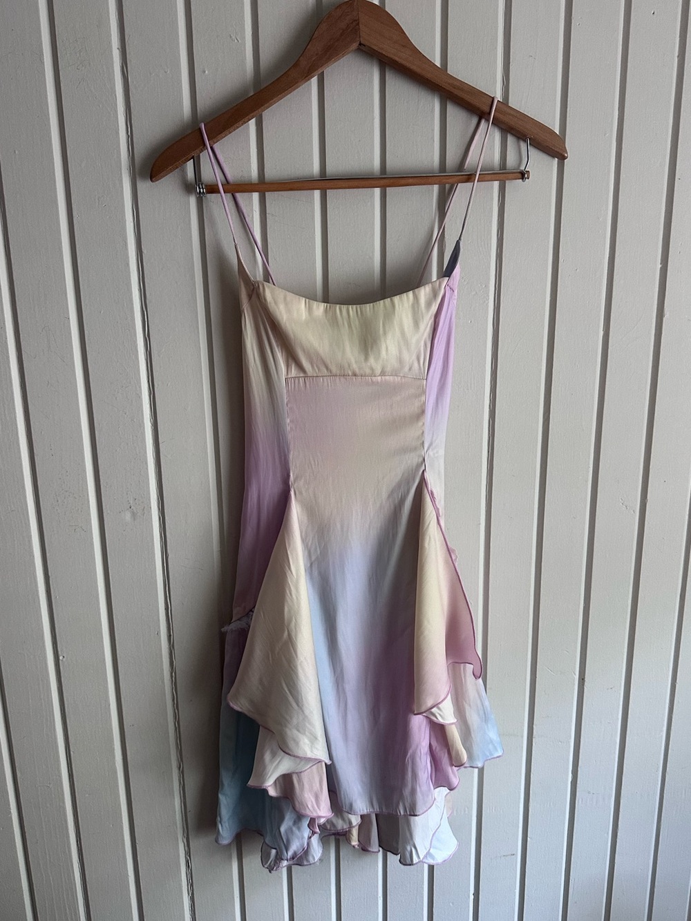 Free People pastel slip dress